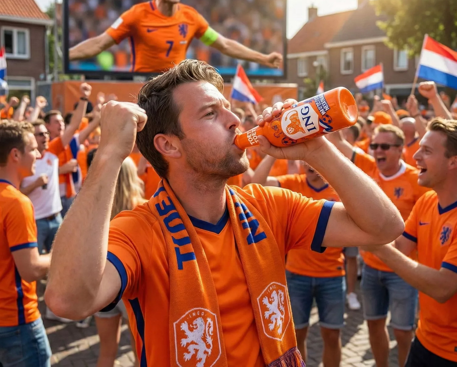 Oranje artikelen bedrukken voor evenementen