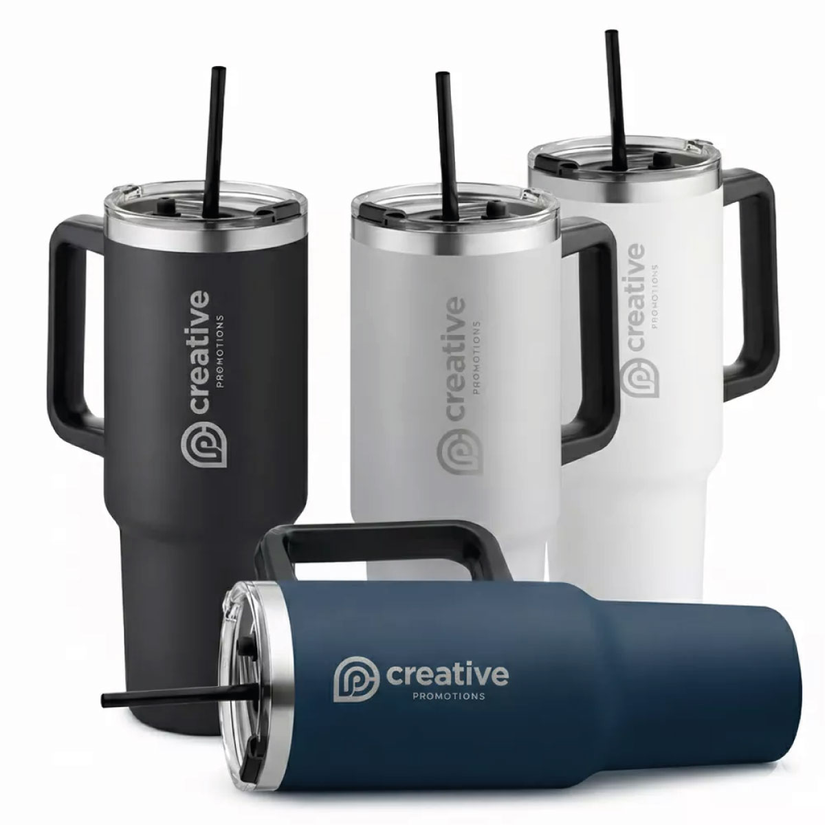 Grote thermosbekers met logo