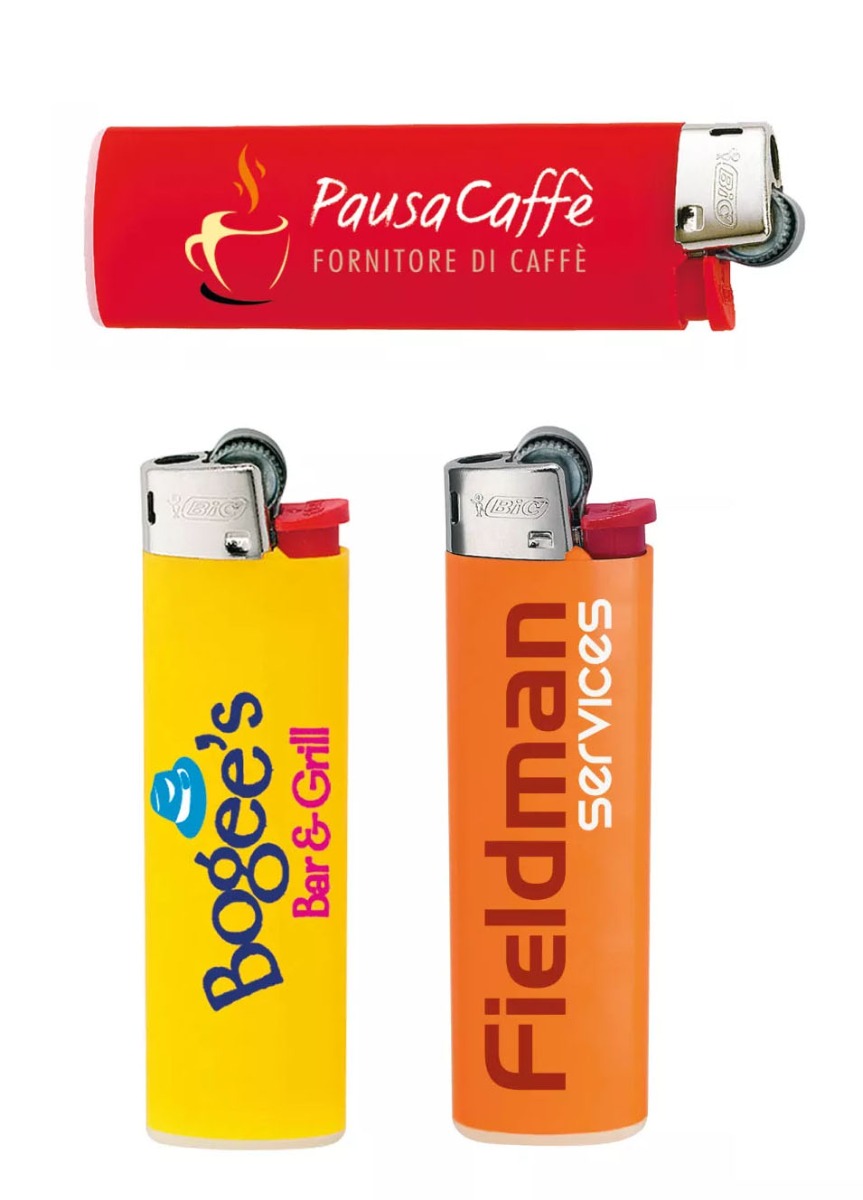 aanstekers bedrukken met logo